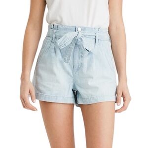 American Eagle Denim Mom Shorts Light Wash High Rise Size 10 NWT